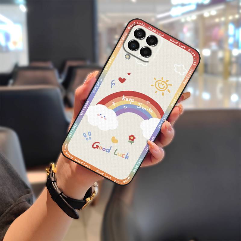 Мягкий чехол Противоударный чехол для телефона Для Samsung Galaxy M33 5G Индия защитная крышка Пыленепроницаемый Модный дизайн Водонепроницаемый ТПУ