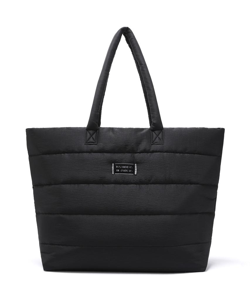 Illedit Matte Quilted Tote Bag Black