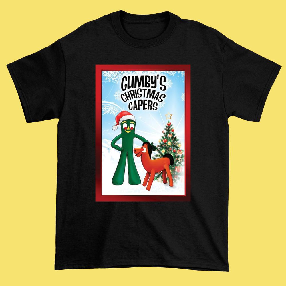 Gumby And Pokey Black T Shirt  Unisex OM623 Unisex T-Shirt L