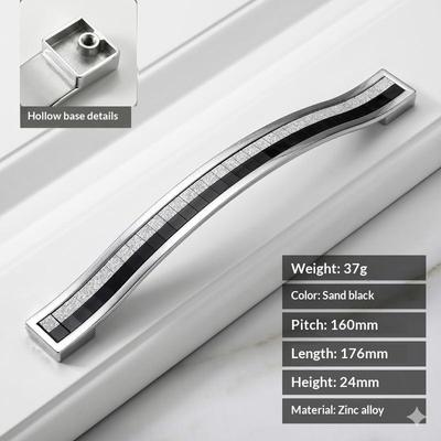 Rhinestone Crystal Drawer Europe Stylezinc Alloy Furniture Door Pull Handle For Drawer Cabinet Cupboard Kitchen Hardware