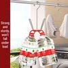 Outdoor Balcony Shoe Drying Rack with Hook for Bathroom, Sandals, and Dormitory Storage.