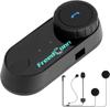 FreedConn Motorcycle Up To 12 Hours of 800M Simultaneous Music FM Two Microphones IPX6 USB Pairs with Other Technical Approval Japanese Instruction