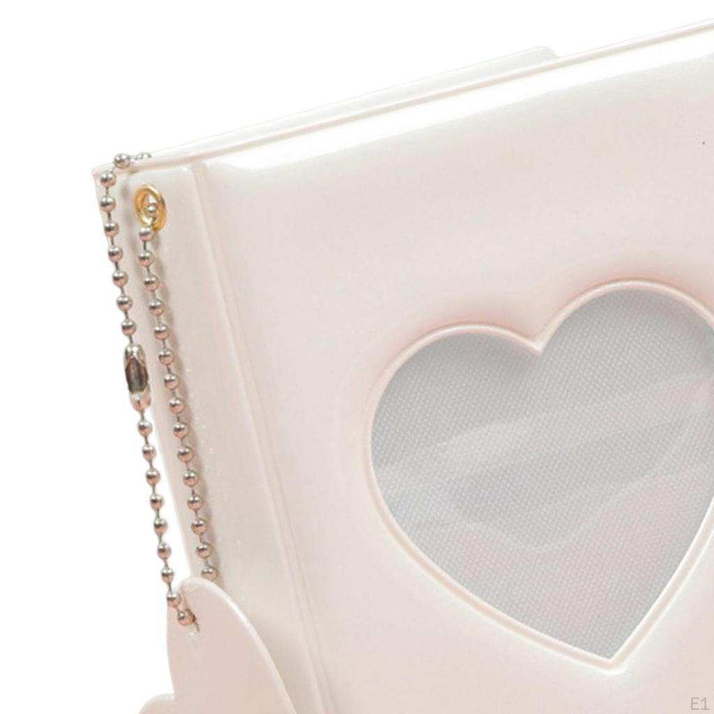 2Piees Portable 3 inch Photo Card Holder Mini Picture Album White and Black