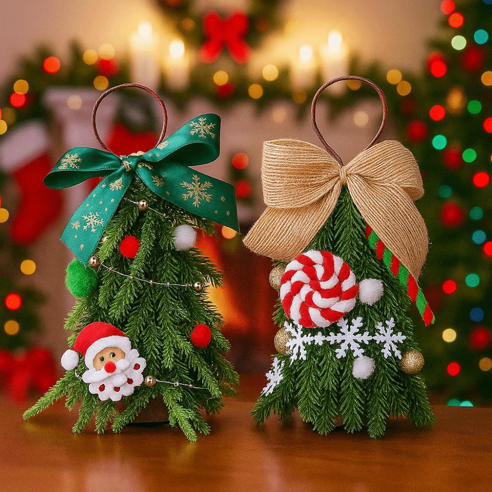 Window Decoration Xmas  Hanging Decorations New Year DIY Christmas Tree  New Year Celebration