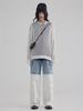 2023 Unisex Modischer Lockerer Strickpullover mit Hohlmuster und Rundhalsausschnitt