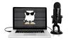 Blue Microphones Yeti USB Microphone, Black, 2070, 4 Directional Modes