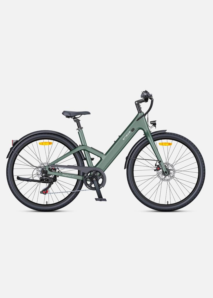 MAPFOUR N1 AIR ST 36V 10Ah Carbon Fiber E-Bike – 700×38C Tires, 7-Speed Shimano, 25km/h, Mechanical Disc Brakes, Lightweight 16.4kg