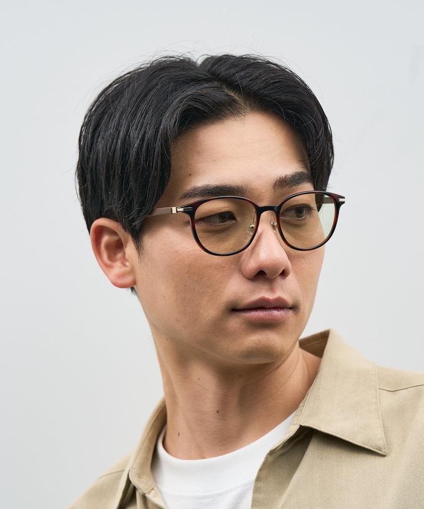 Zoff Sunglasses Colored Rubber Nose Stylish UV Unisex for Men and Women SUNCUTGlasses/UV100%CUT Boston-Style Lenses, Leather-Look Temples, Pads,