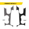 Carbon Shift Fiber Gear Panel Cover Sticker For Ford Mustang 2015- 2016 2017