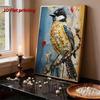 DIY Pearl Painting Set The Little Bird Pattern Home Decoration Handmade Sticky Diamond Creative Canvas Pearl Art Painting Crafts Perfect Gift