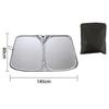 1pc Car Windshield Sun Shade Cover Foldable Front Window Sun Visor Blocks UV Refletive Car Parasol Sunshade Protector CoverWindshield Sunshades 1