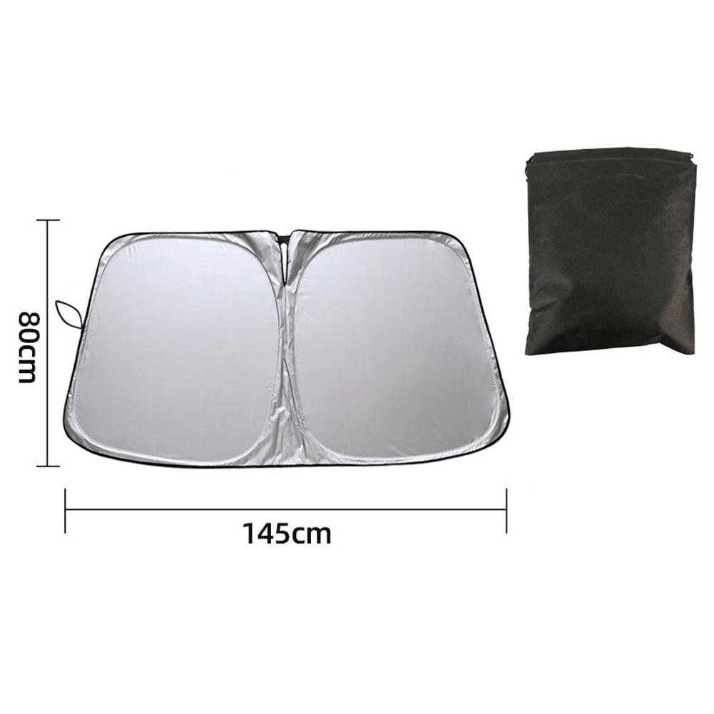 1pc Car Windshield Sun Shade Cover Foldable Front Window Sun Visor Blocks UV Refletive Car Parasol Sunshade Protector CoverWindshield Sunshades 1