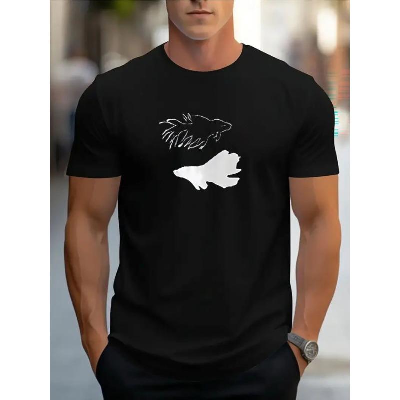 European Size Mens TShirt Comfortable Crew Neck Casual Cotton ShortSleeves Soft Breathable Top Menswear Tshirt Summer Spring Streetwear Cotton Fabric