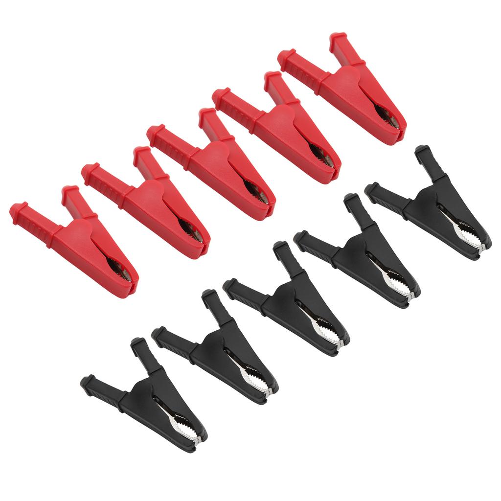 10pcs Electric Test Clip Good Electrical Conductivity Corrosion Resistance Power Test Accessories 30A 1000V