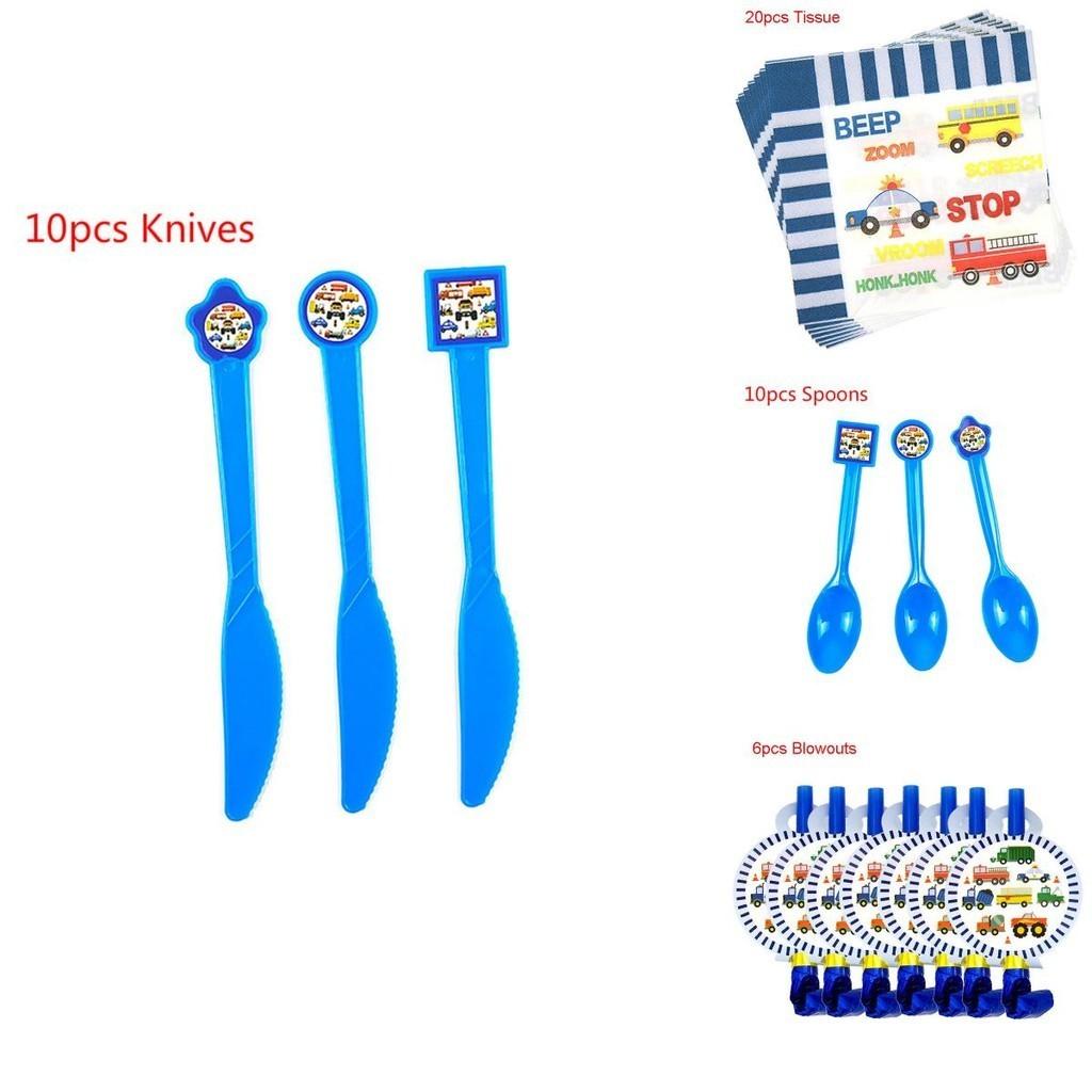 Engineering Car Party Supplies For Kids Birthday Celebration**