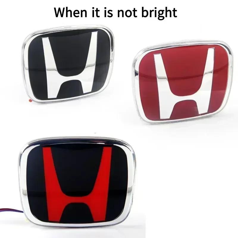 PMMA Car LED Front Emblem Sticker Rear Trunk Light Badge for Honda Accord Odyssey Civic CRV FIT Jazz Pilot Amaze City HRV Freed