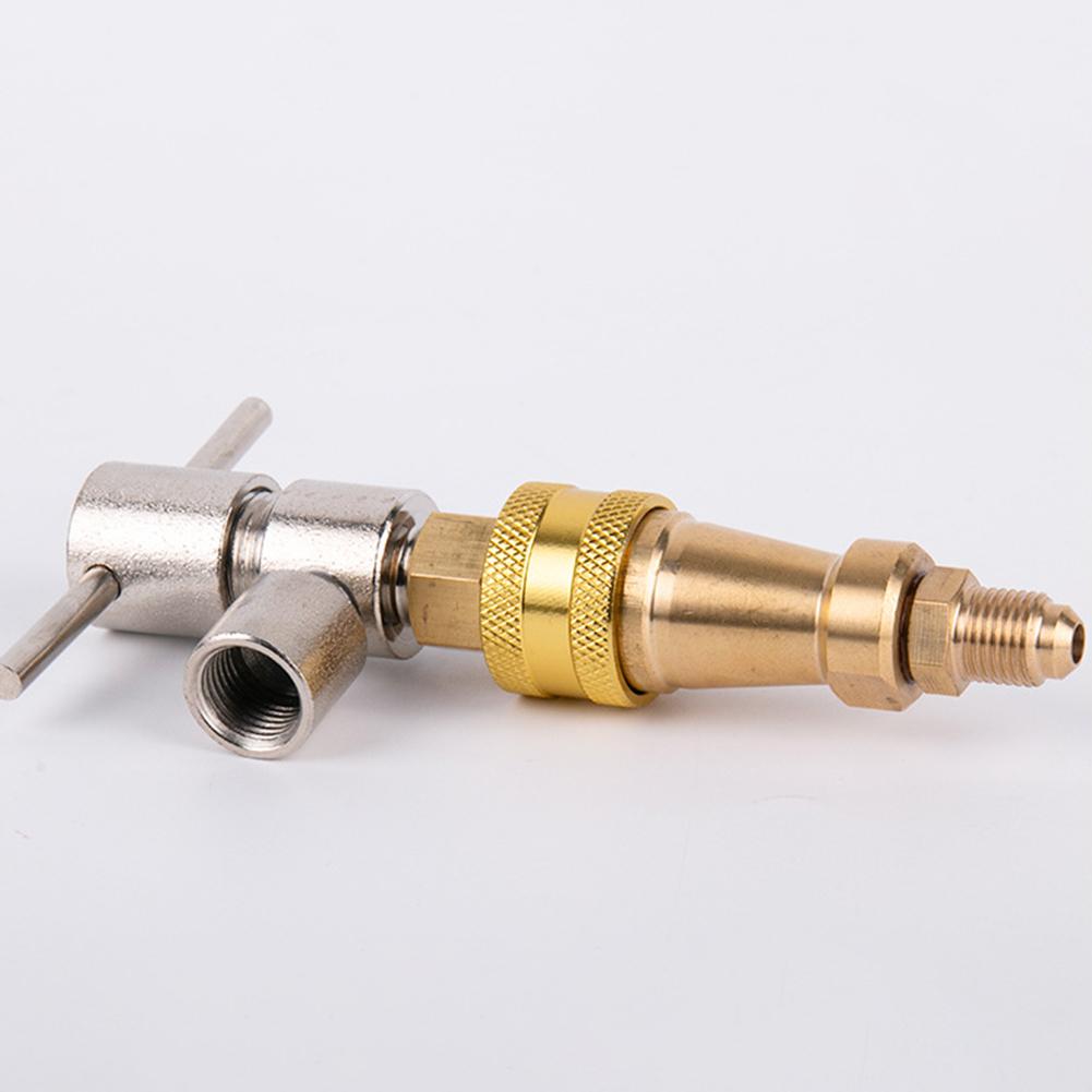 For Refrigerator Repair 1 4 Inch Connector Brass Quick Connect Brass Quick Connect Fitting Electroplated Iron Body