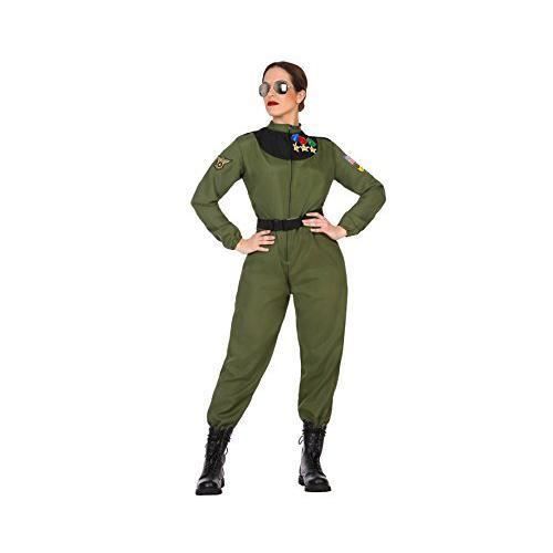 Costume-Déguisement - ATOSA - Pilote Adulte - Vert - XS-S - Combinaison Et Ceinture