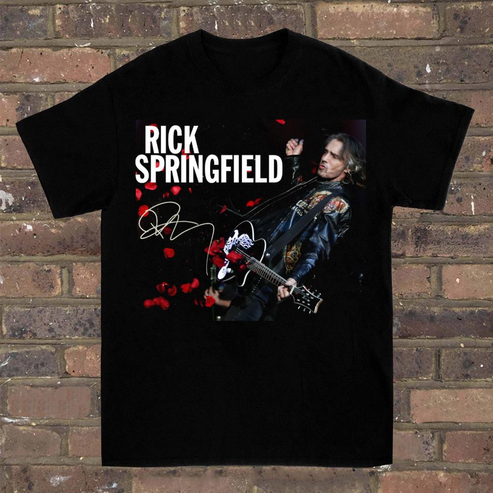 The Romantic Rick Springfield T-Shirt For Men Women Short Sleeve S-4XL Unisex T-Shirt L