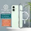 IMAK For iPhone 16 Clear Case Compatible with MagSafe Shockproof PC+TPU Phone Cover