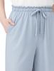 Iyashi Wide Dress Sizes Women's Pants, M-L, Blue/Gray