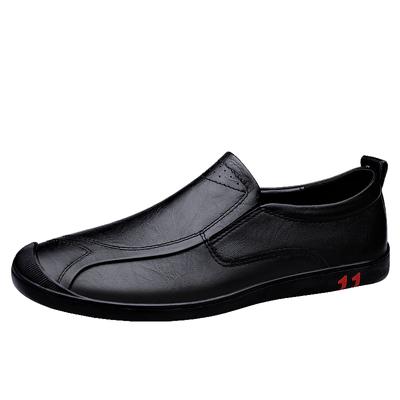 Leather Shoes for Men Casual Male Soft Sole Comfortable Shoes Slip-On Men Driving Shoes