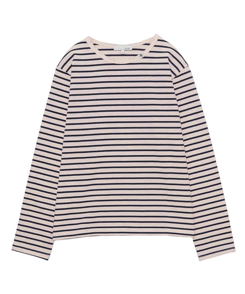 Eilubeu Loose Fit Striped T-Shirt Aarcts003D