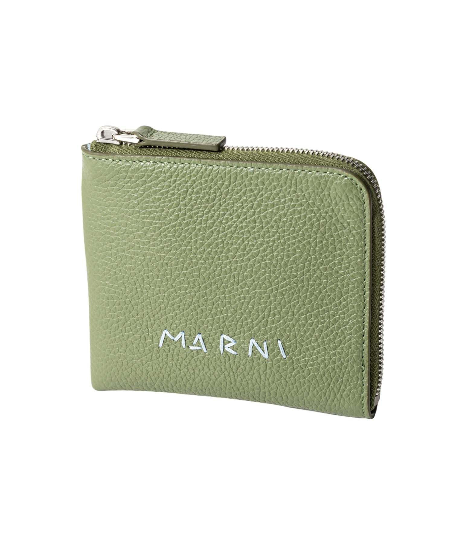 

Marni Coin Case PFMI0095Q0P6533 ZIP AROUND Marni Mending embroidery OLIVE [Used]
