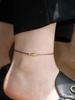 Luck Koi Anklet: Delicate Fish Woven Foot Rope for Summer 2024