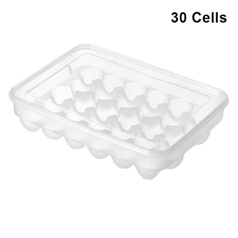 Large Capacity 10/20/30 Grids Plastic Fridge Egg Holder Freezer Tray Box Storage Container Case Kitchen Egg Organizer