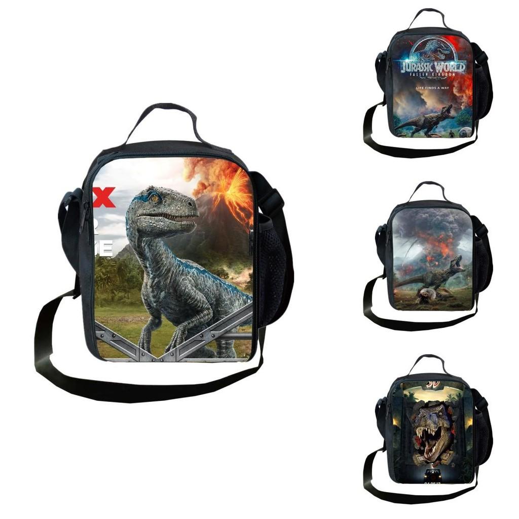 Jurassic Park Dinosaur 3d Lunch Bag For Kids With Tyrannosaurus Rex Print