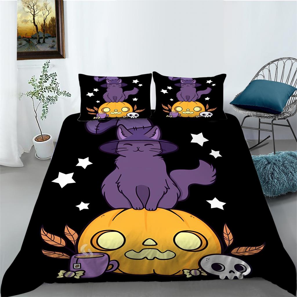 Bedding Set Cover Cartoon Ice Cream Pillowcase Duvet Cover Set Comforter Cover Set
