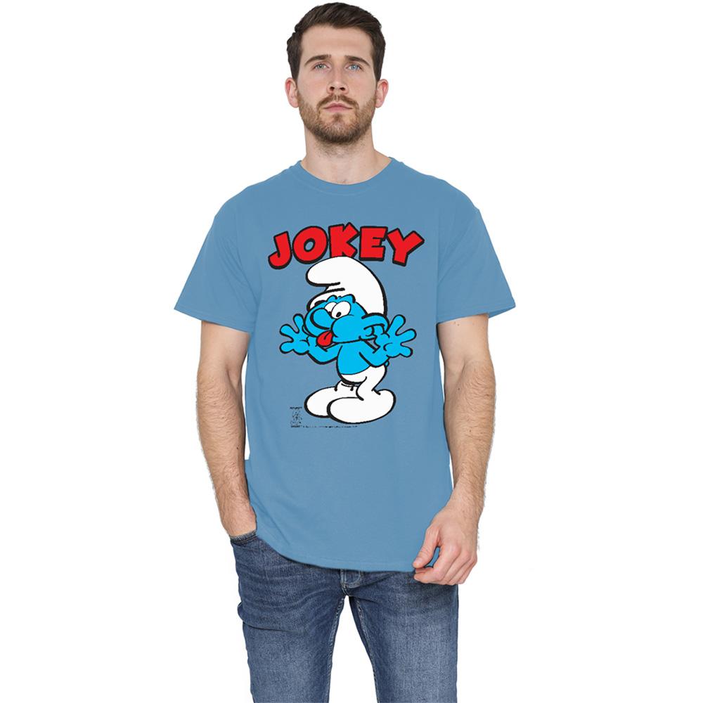 The Smurfs Unisex Adult Jokey Smurf T-Shirt