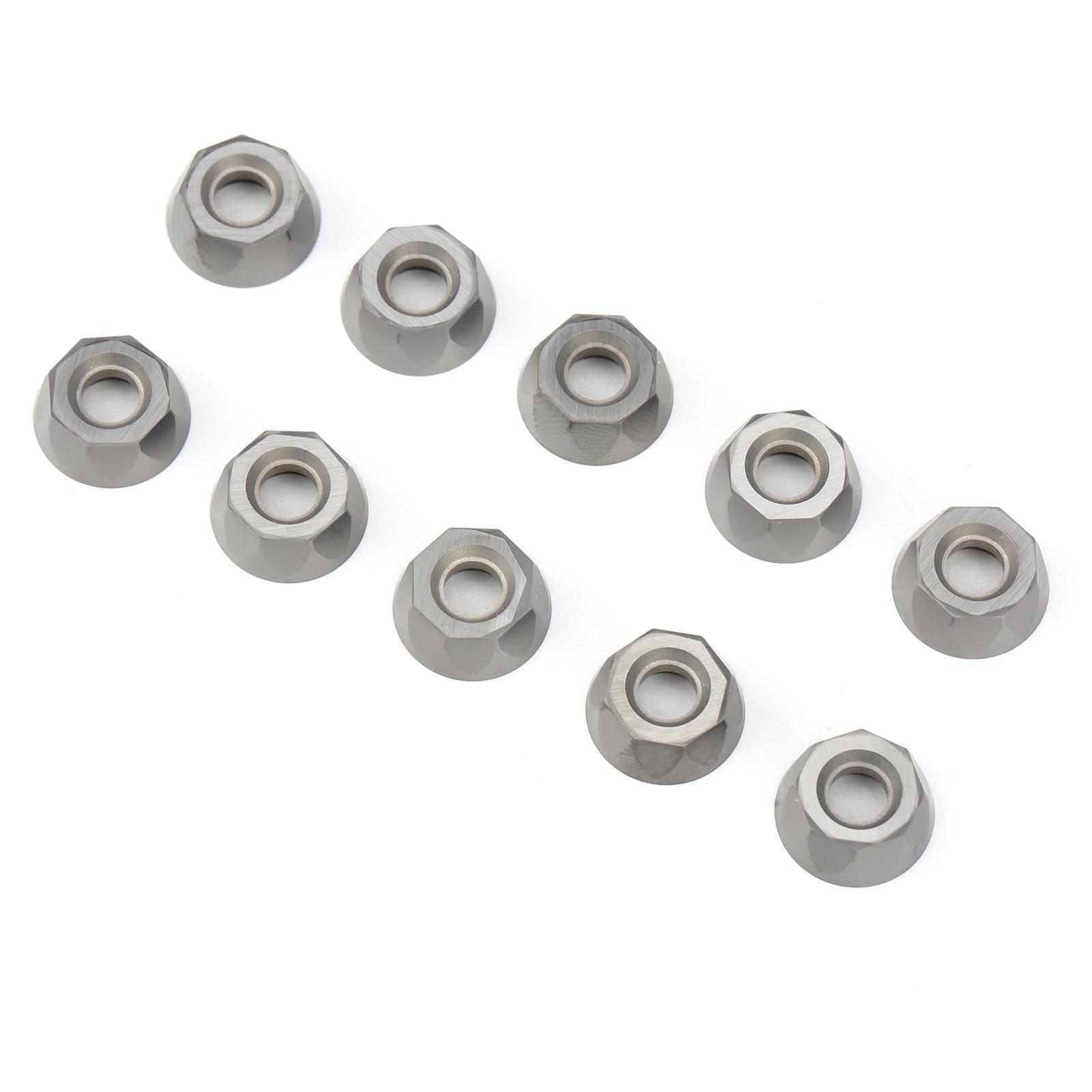 

10 шт. Токарна вставка з ЧПУ, змінна, твердосплавна пластина для різання, RPMT1204M0EJS LF6018