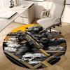 Call of Duty: Ghosts Chair Mat Round Rug-Office Carpet, Machine Washable, Non-slip, Suitable for Living Rooms, Bedrooms
