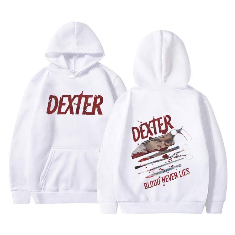 TV Play Dexter Morgan Sweat à capuche Automne Hiver Hommes Femmes Vêtements Mode Sweatshirt Surdimensionné Masculin Vintage Décontracté Pulls à capuche