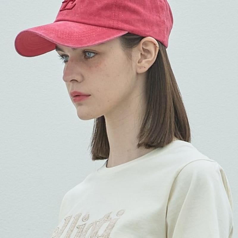 ELLIOTI Pigment Ball Cap_Pop Pink