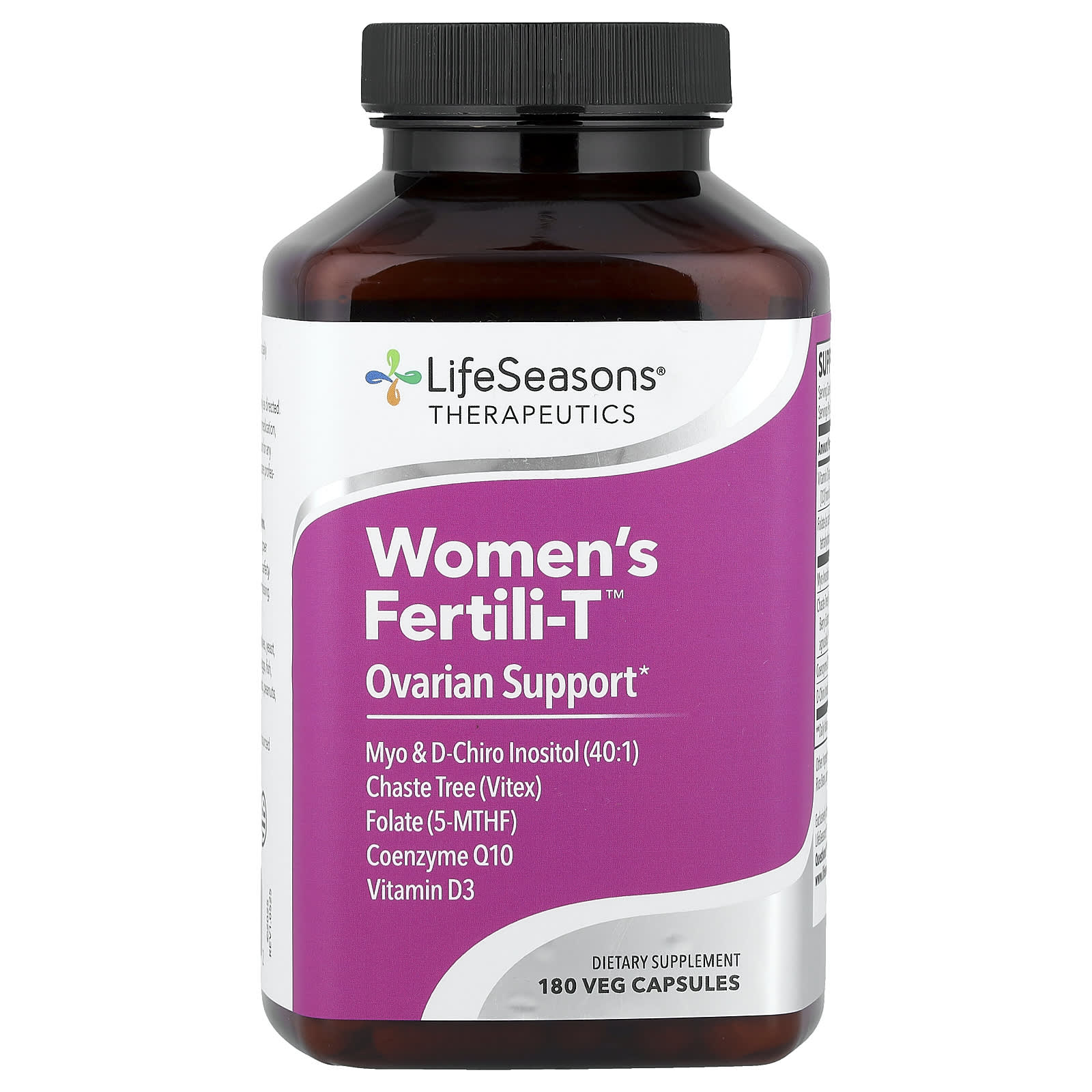 

LifeSeasons, Therapeutics, Women s Fertili-T™, 180 Veggie Capsules