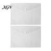 Translucent Document Case 2PCS A4 Size Folders with Snap Closure, Waterproof Thickened PVC Durable Paper Protector File Organizer, Lightweight Storage