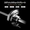 RITFIT Weightlifting Dumbbell/Barbell Plate Stainless Steel Rubber Coating Bumper Plate