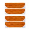 4pcs Rear Auto Universal Safety Warning Mark Car Door Stickers Reflective Tape