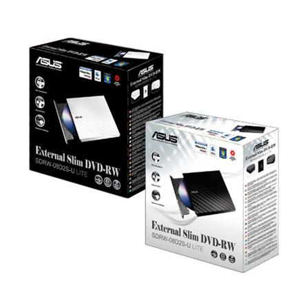 Asus | 08D2S-U LITE | External | DVD±RW (±R DL) / DVD-RAM Drive | White | USB 2.0