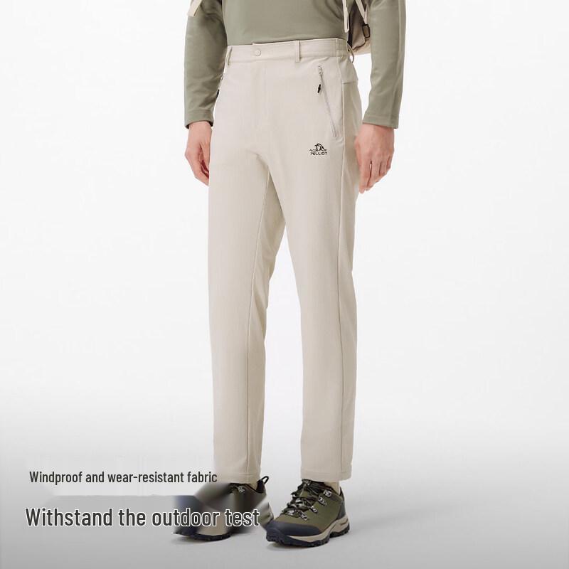PELLIOT Men's Outdoor Windproof Softshell Long Pants