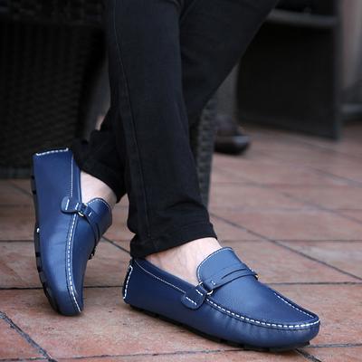 Mocasines para hombre Zapatos de conducción Zapatos casuales de cuero