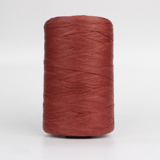 280-300 Meters Raffia Yarn For Hand Knitting Summer Raffia Straw Hats Bags Crochet Yarn Handmade Craft Knit Yarn Thread 24 Color