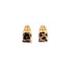 Earrings Retro Geometric Leopard Print Earrings Women'S Autumn And Winter High-End Exaggerated Niche Temperament Earrings