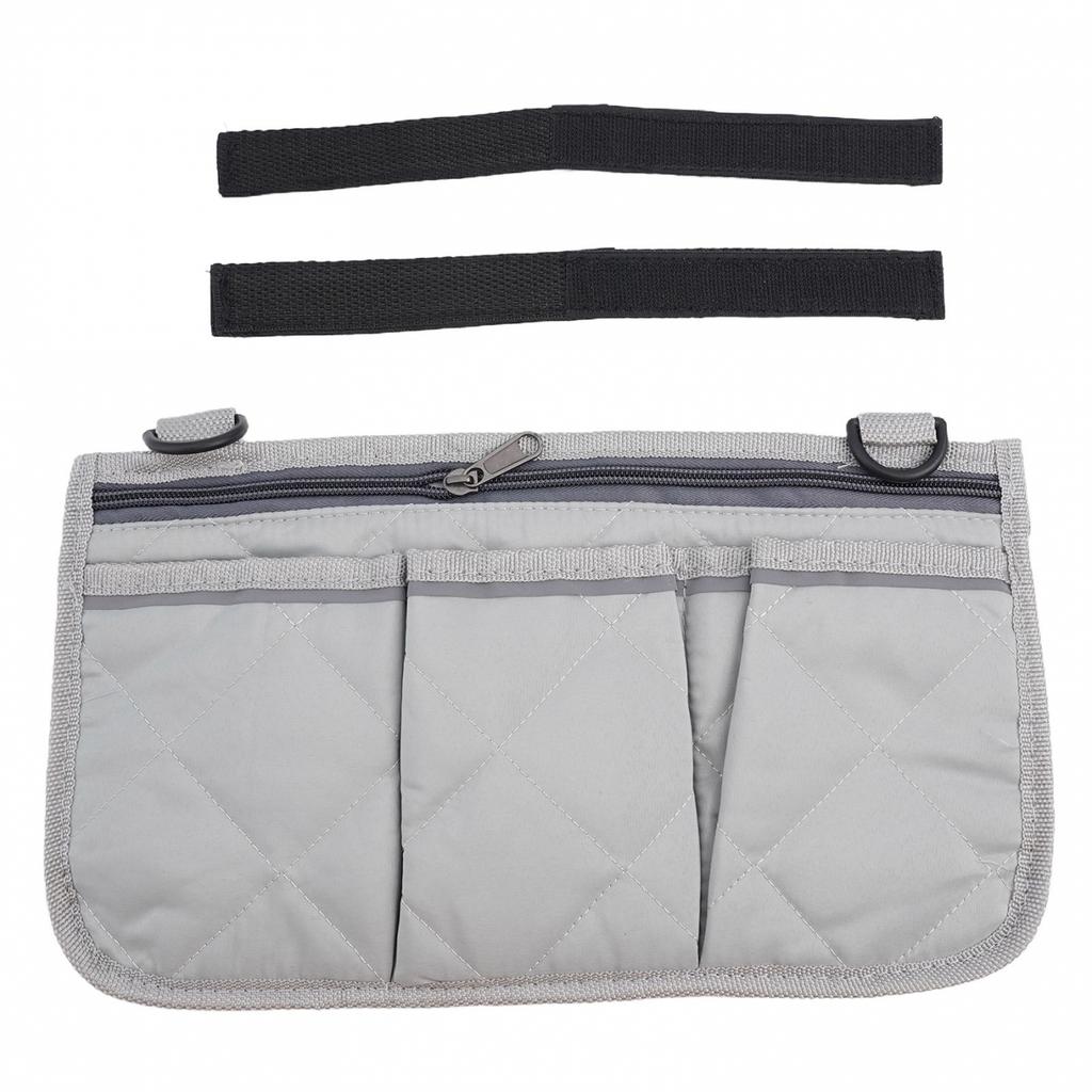 Armrest Storage Bag Camping Chair Reflective Strip Wheelchair Chair Side Bag