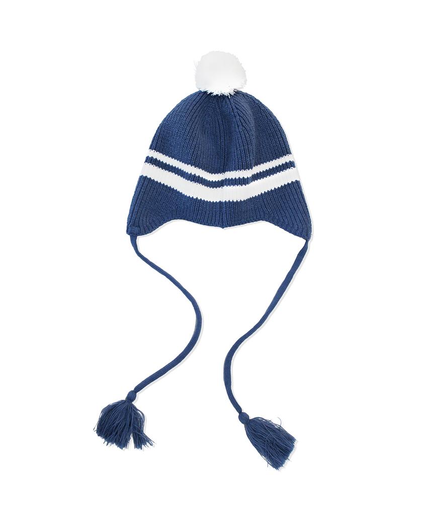 SPORT CHAMBER Sc Root Earflap Beanie (Navy)