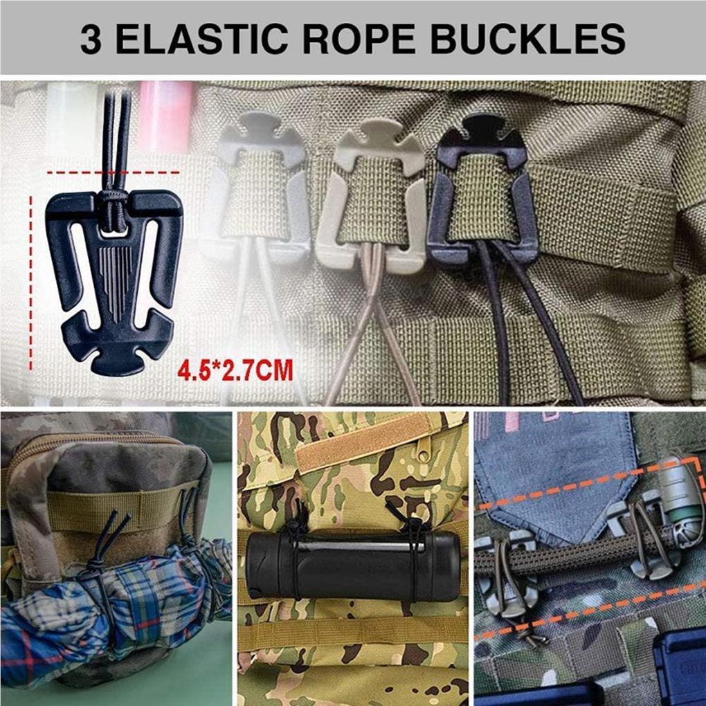 Carabiner Attachment Buckle Snap D-ring Equipment Tools Practical Webbing Lock Camping Hiking Survival Belts Accessories