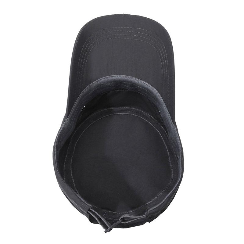 Summer Sunshade Flat Top Hat Men's Outdoor Quick-Drying Hat Fishing Breathable Hat